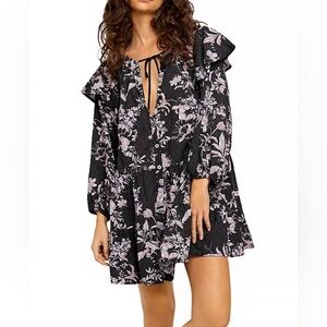 Free People Boho Sunbaked Cotton Swing Dress M